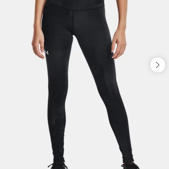 28. Under Armour Compression Mid Rise Legging Black - Picture 5 of 17